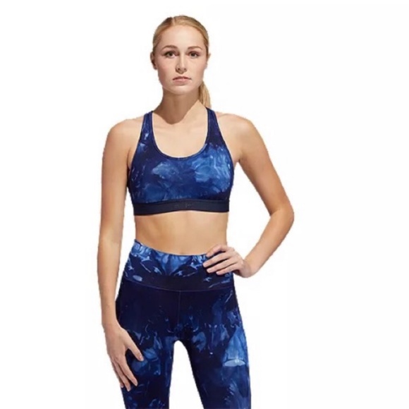 adidas Women's Don't Rest Parley Sports Bra - Legend Ink - Picture 3 of 9